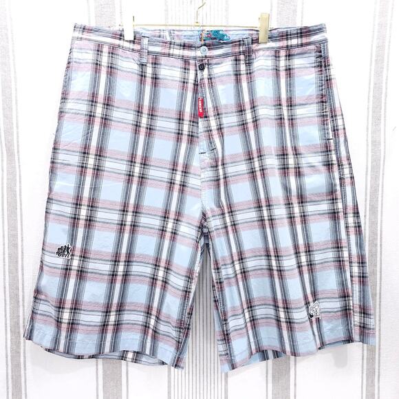 AKADEMIKS Shorts Y2K Vintage Mens 44x13 Baggy Throwback Hip Hop Skater Oversized - Picture 1 of 14